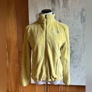 COPY - North Face women’s Medium Zip Up Fleece Jacket! Pretty Yellow! Soft & Fl…